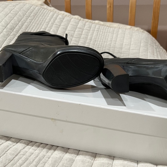 See By Chloe Dark Grey Boots NIB - Picture 4 of 11